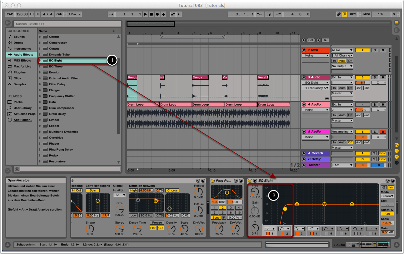 SOS Tutorial 082 Ableton Live Sound Design mit Percussion und Vocal