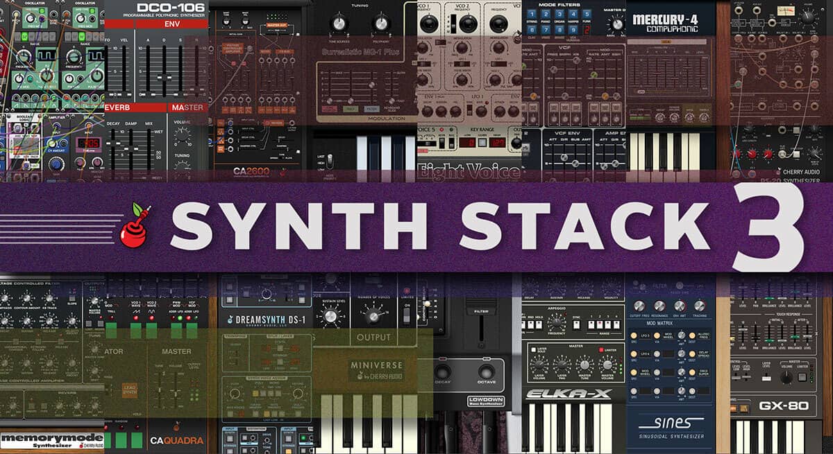 Neue SoftSynth Bundles von Cherry Audio und Rob Papen Synth Stack 3